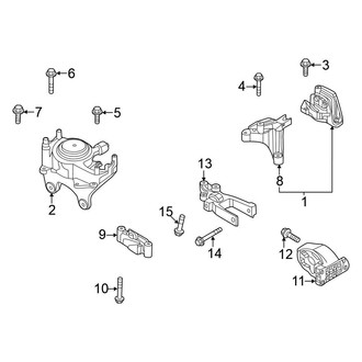 Nissan OE - Engine / Transaxle - Engine & Transmission Mounting (1.5L)