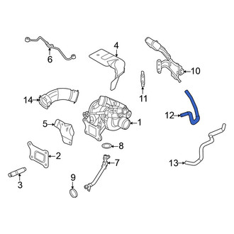 Nissan OE - Turbocharger Coolant Line