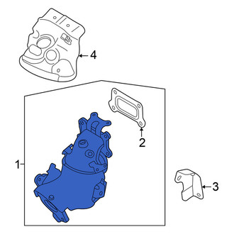 Nissan OE - Catalytic Converter with Integrated Exhaust Manifold
