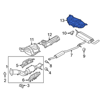 Nissan OE - Rear Floor Pan Heat Shield