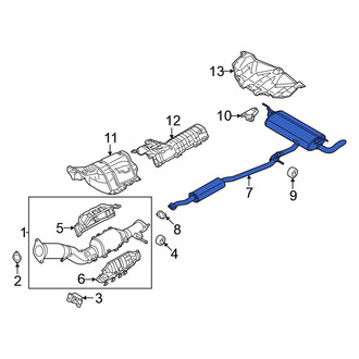 Nissan OE - Exhaust Muffler