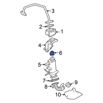 Nissan OE - Upper Exhaust Gas Recirculation (EGR) Cooler Gasket