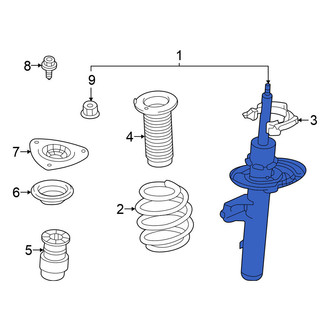 Nissan OE - Front Left Suspension Strut