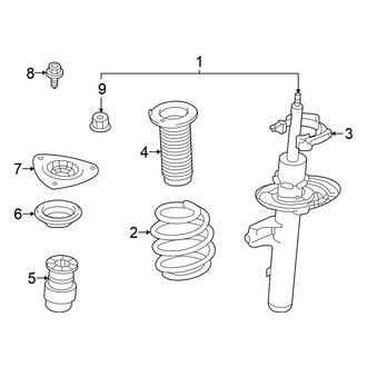Nissan OE - Front Suspension - Struts & Components