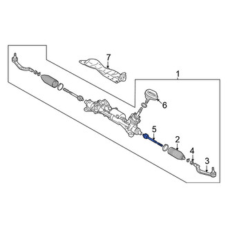 Nissan OE - Front Right Outer Steering Tie Rod End