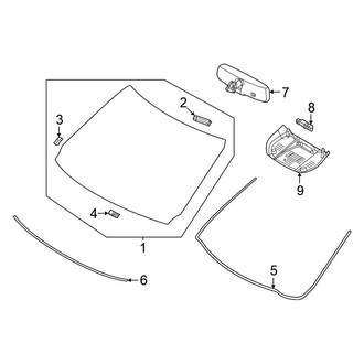 Nissan OE - Windshield - Glass