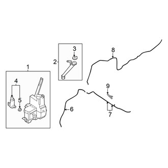 Nissan OE - Windshield - Washer Components (USA Built)