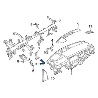 Nissan OE - Right GPS Navigation System Bracket