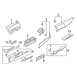 Nissan OE - Instrument Panel Components (USA Built)