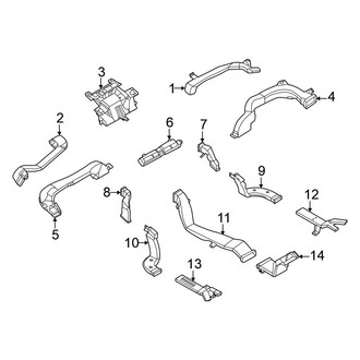 Nissan OE - Instrument Panel - Ducts