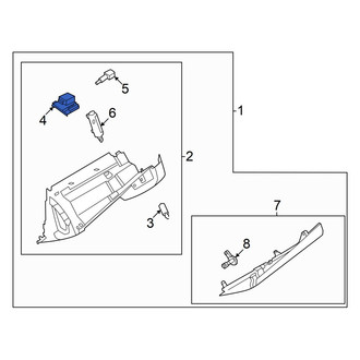 Nissan OE - Front Glove Box Light