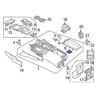 Nissan OE - Console Mat