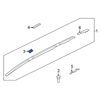 Nissan OE - Roof Luggage Carrier Side Rail Cap