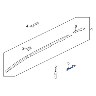 Nissan OE - Front Left Roof Luggage Carrier Side Rail Bracket