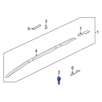 Nissan OE - Roof Molding Clip