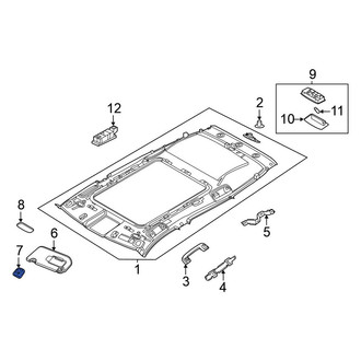 Nissan OE - Sun Visor Holder