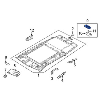 Nissan OE - Rear Cargo Area Light