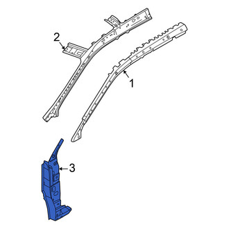 Nissan OE - Left Lower Body A-Pillar Reinforcement