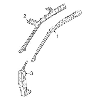 Nissan OE - Pillars, Rocker & Floor - Hinge Pillar (USA Built)