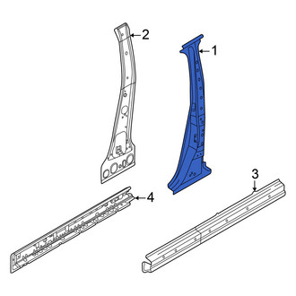 Nissan OE - Left Body B-Pillar Reinforcement