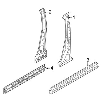 Nissan OE - Pillars, Rocker & Floor - Center Pillar & Rocker (USA Built)