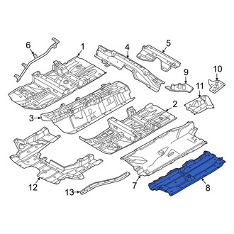 Nissan OE - Center Left Floor Pan Splash Shield