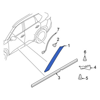 Nissan OE - Front Windshield Molding