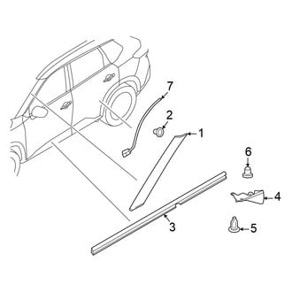 Nissan OE - Pillars, Rocker & Floor - Exterior Trim (USA Built)