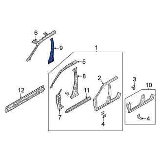 Nissan OE - Left Body B-Pillar