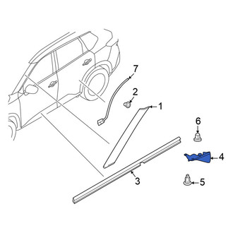 Nissan OE - Left Mud Guard