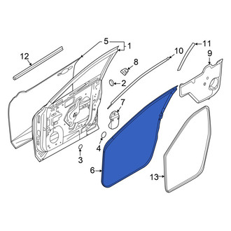Nissan OE - Front Right Outer Door Seal