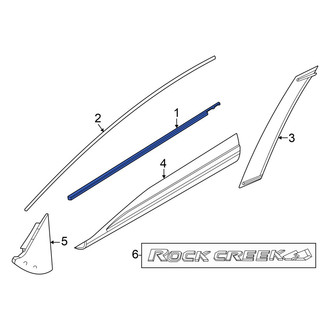 Nissan OE - Front Right Door Belt Molding