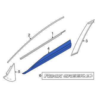 Nissan OE - Rear Left Door Molding