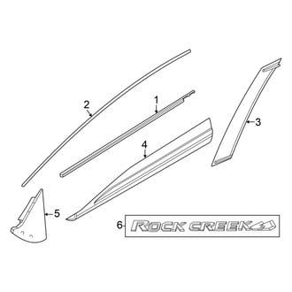 Nissan OE - Front Door - Exterior Trim