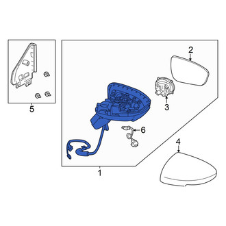 Nissan OE - Front Left Door Mirror Housing