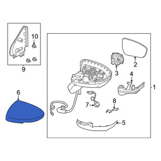 Nissan OE - Front Right Door Mirror Cover