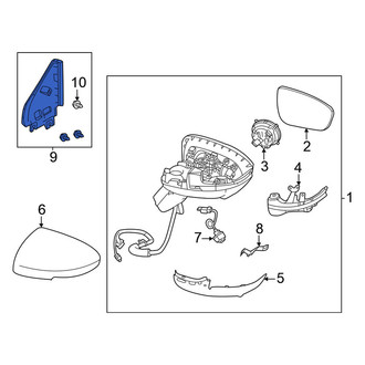 Nissan OE - Front Left Door Mirror Trim Ring