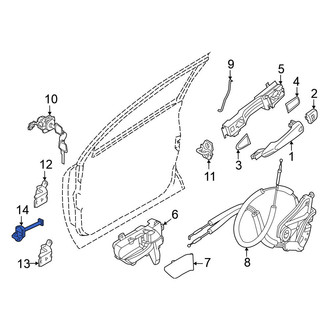 Nissan OE - Front Door Check
