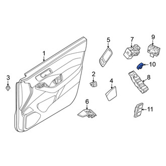 Nissan OE - Front Right Door Lock Switch