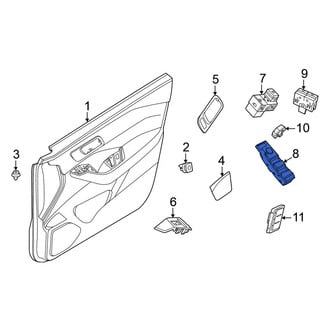 Nissan OE - Front Left Door Window Lock-Out Switch