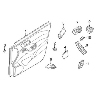 Nissan OE - Front Door - Interior Trim