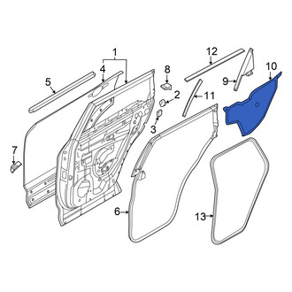Nissan OE - Front Right Door Water Deflector