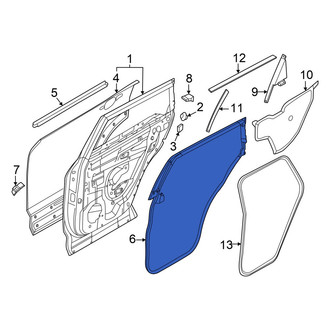Nissan OE - Rear Right Outer Door Seal