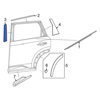 Nissan OE - Rear Right Rearward Door Applique