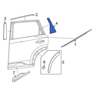 Nissan OE - Front Left Forward Door Applique