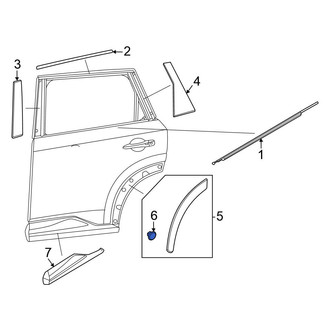Nissan OE - Wheel Arch Molding Clip