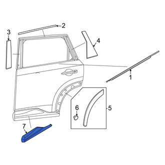Nissan OE - Front Left Door Molding