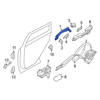 Nissan OE - Front Outer Exterior Door Handle