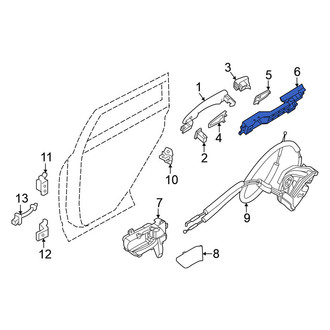 Nissan OE - Front Left Exterior Door Handle Base