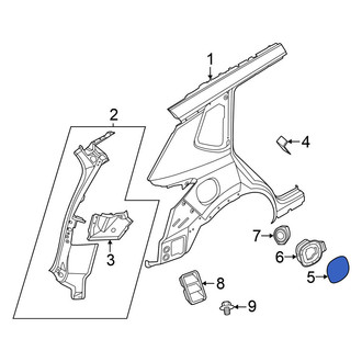Nissan OE - Rear Fuel Filler Door